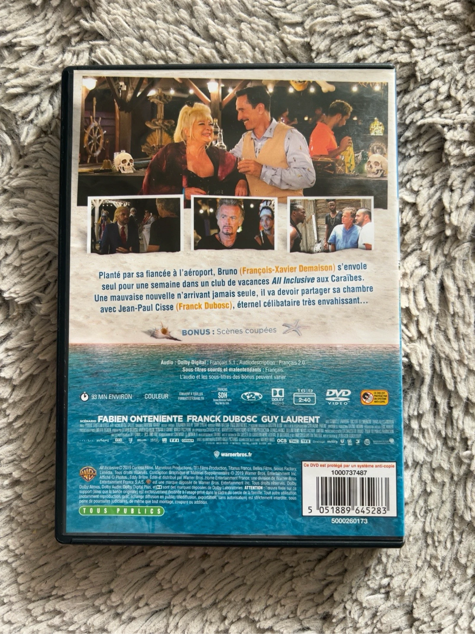 DVD All Inclusive – Welcome to the Club – Franck Dubosc – French Comedy – Very good condition – photo 2
